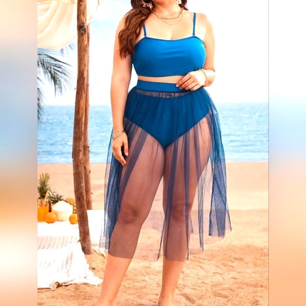 Plussize 3pc Swimsuit sz 1X